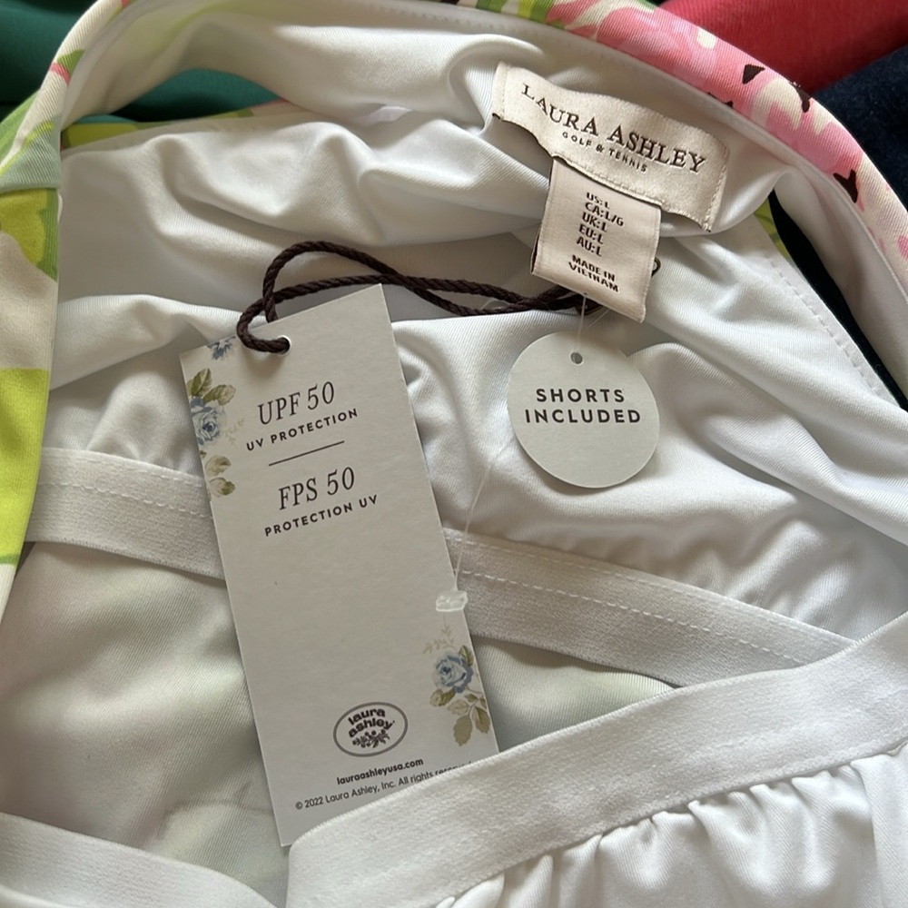 NWT Laura Ashley Floral Sports Dress size large - Picture 7 of 8